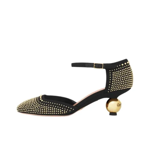 DIOR D Idole Нестандартный каблук Высокие каблуки 6 см Женские Желто-коричневый