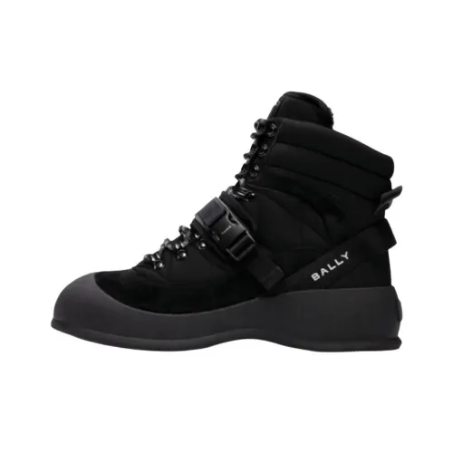 BALLY Короткий сноубутс мужской черный