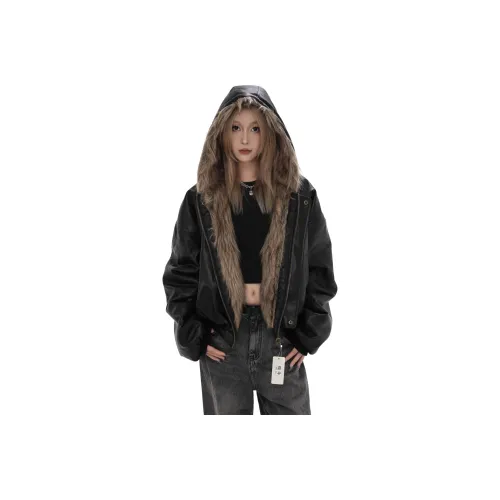 WEINIU Черный Унисекс Пуховики