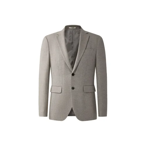 ZIOZIA Серый Мужской Деловой костюм