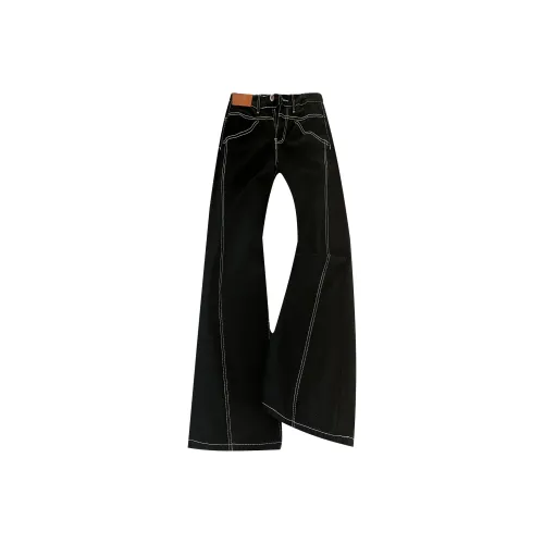 VRE Черные Унисекс Джинсы