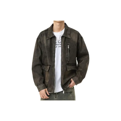 FAIRWHALE Нано Черный Красный Унисекс Джинсовые куртки