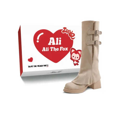 Али Тх Фокс Эксклюзивный Корейский стиль Стиль Инстаграм Высокая ботинка Martin Женская