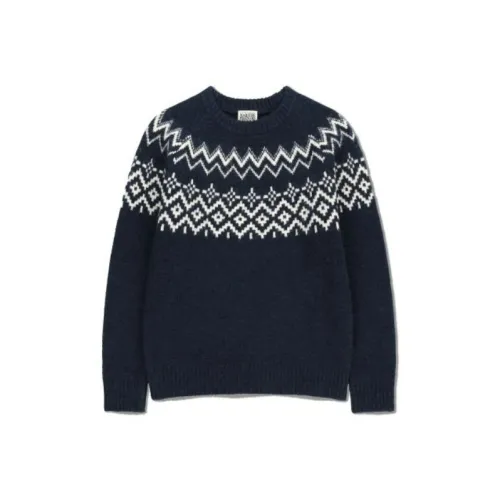 Marithe Francois Girbaud FAIRISLE Круглый вырез Вязаный Пуловер Свитер Женские