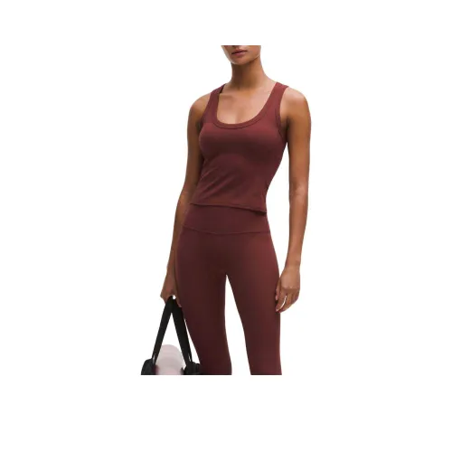 lululemon Rockwood Orange ROWD Женские Майки для Йоги