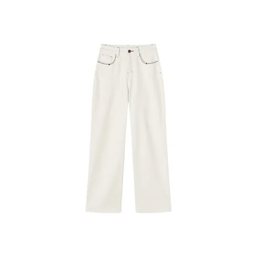 XIANGYING Белый Женские Джинсы