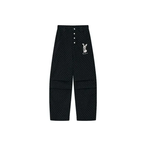 EeeeArtmonster Повседневные брюки прямые унисекс