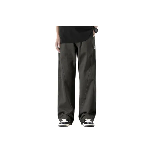 CCAABB Серый Мужской Повседневные Брюки