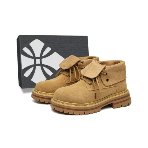 ЮЙЧЖАОЛИНЬ Martin Boots Yellow Unisex