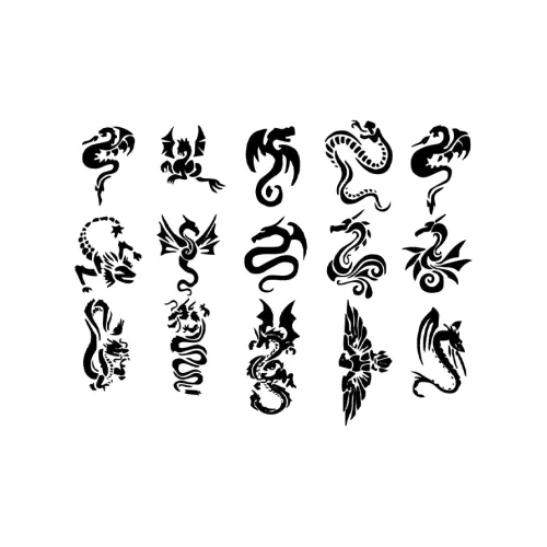 LIEJI Временные татуировки Унисекс