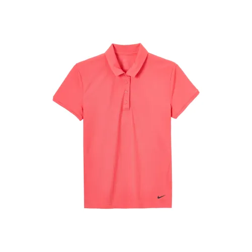Nike Dri Fit Victory Женские GOLF Поло Женские Китайский Астра Розовый