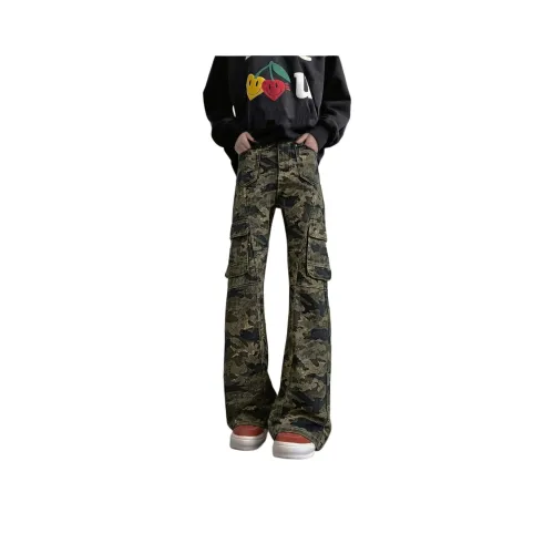 Clog Heel Камуфляж Унисекс Джинсы