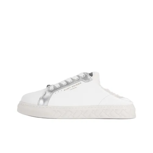 Kurt Geiger London Домашние тапочки с резиновым покрытием белые для женщин