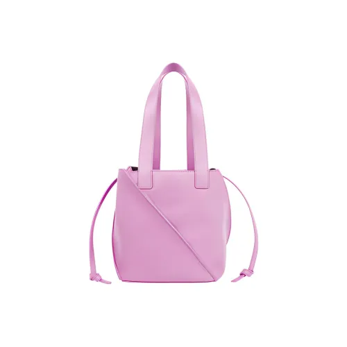 YUZEFI Коровья кожа Одно плечо Сумка Маленькая Женская Розовая