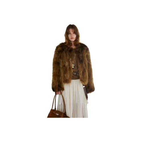 Kele Coco Винтаж Оригинальный Женские Меховые изделия