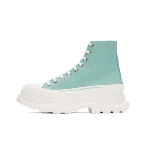 Alexander McQueen Короткий Мартин Ботин Мужской Зеленый