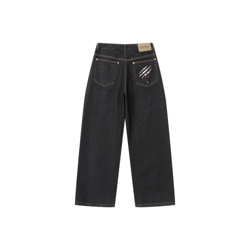 Suamoment Черные Унисекс Джинсы