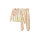 [Женские Круглый вырез] Junpin Колорблокинг