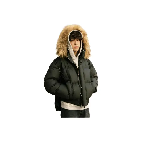 PODGORNOI Черный мужской пуховик