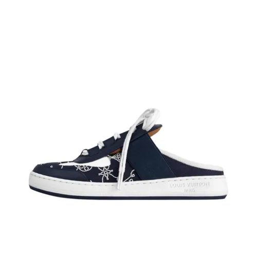 LOUIS VUITTON Lous Домашние тапочки Женские Синие
