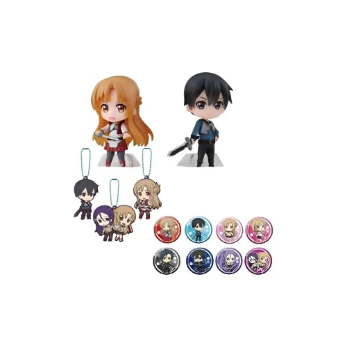 BANDAI Sword Art Online The Aria OF A Starryless Night Kirito And Asuna Lucky Draw Single Capsule Toy Full Box 13 pcs