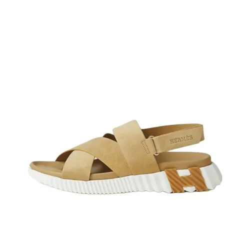 HERMES Сандалии Электрические One Ремешок Сандалии Мужские Желтые