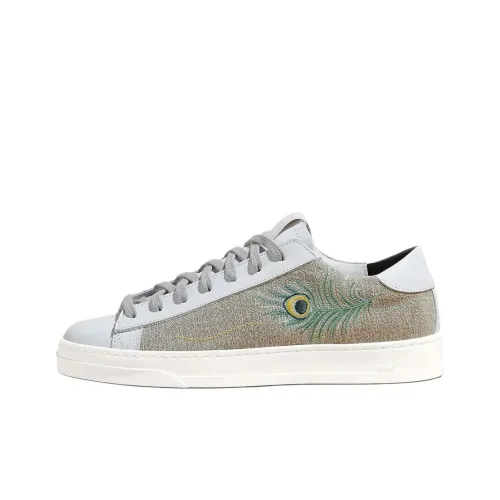P448 Джек Canvas Низкий Топ Обувь Женская Серебряный