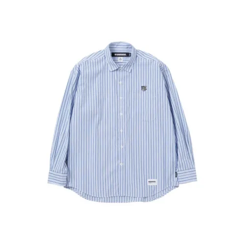 NEIGHBORHOOD Мужские Синие Рубашки