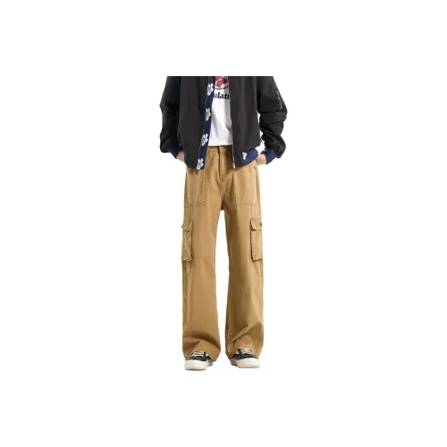 ENTONG Хаки Унисекс Джинсы