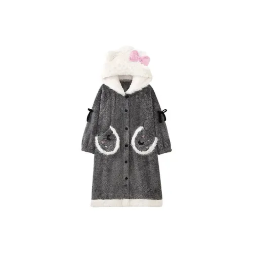 TELENT Серый Женские Халаты для Ванной