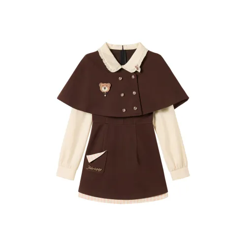 FABRIC PIG Длинное платье с длинными рукавами женское