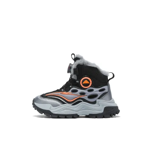 LONGDUIZHANG Анти-KICK Амортизация Устойчивость к износу Отскок Водонепроницаемый Термический Поддержка Детские зимние сапоги