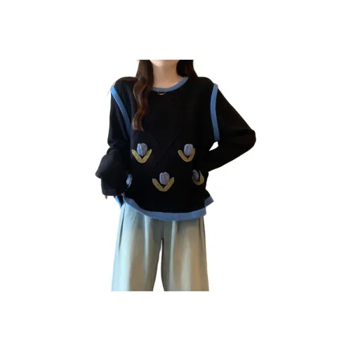 YOUSEKOO Черный Женский Трикотаж