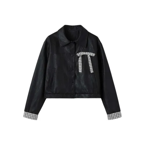 AURORA DIARY Черные Женские Куртки