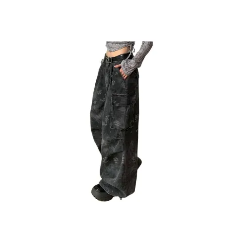 YICHEN Черный Серый Цвет Женские Джинсы