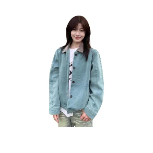 TUOFEI Павлин Синий Унисекс Куртки