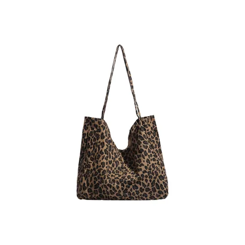 NOMK Холст Плечевая Сумка Женская Коричневая