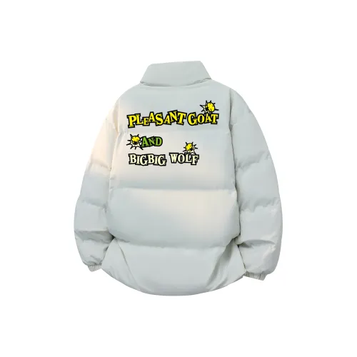 Pleasant Goat and Big Big Wolf Хлопковый пуховик Унисекс