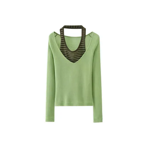 KYKW Травяной Зеленый Женские T-Рубашки