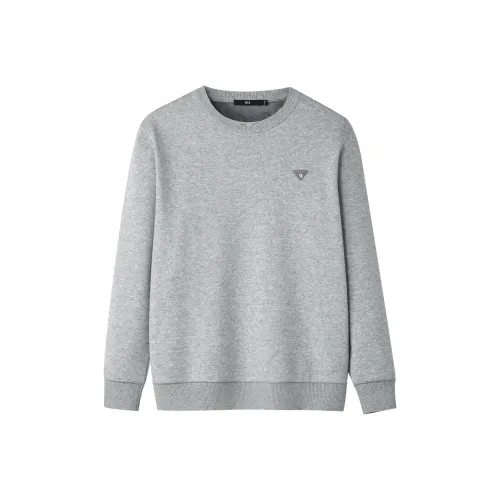 HLA Светло-серый узор 41 Мужской трикотаж