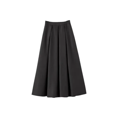 Late White Повседневный Длинный Юбка Женские