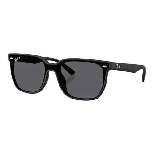 RayBan Nylon Square Солнцезащитные очки Унисекс Матовый Черный