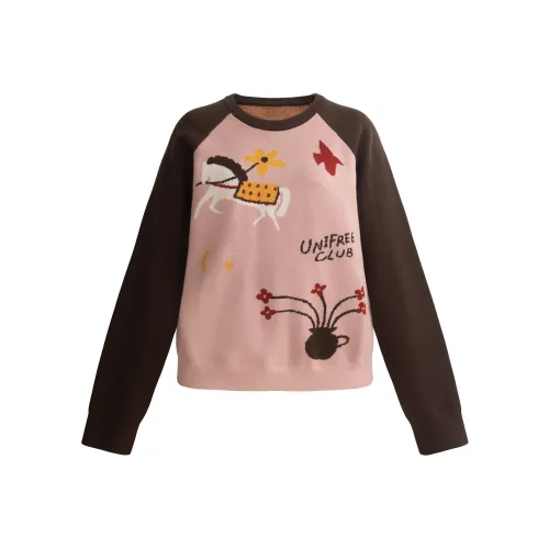 UNIFREE Розовые Женские Свитера