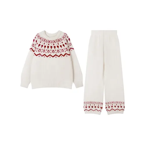 Tipsy Miss Молочный Белый Женский Пижамный Комплект