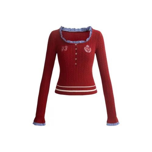 UNIFREE Красный Женский Трикотаж