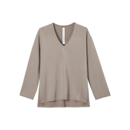 lululemon Softstreme Relaxed Long Sleeve Трикотаж Женский Коричневый