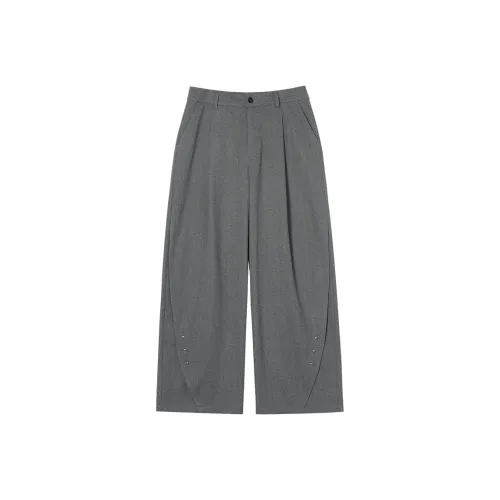 EPTISON Повседневные брюки Унисекс Темно-серый