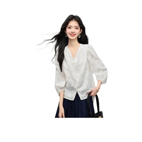 XINFEIYU Белые Женские Рубашки