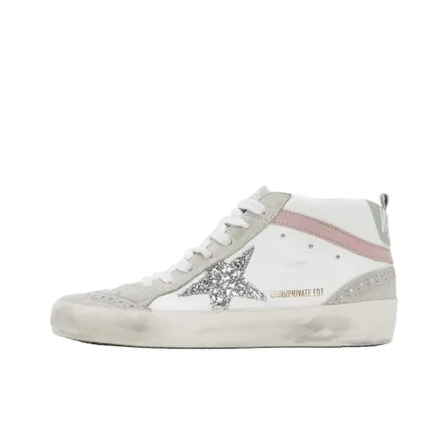 Golden Goose Mid Star MID Топ Скейтборд Кроссовки Женские Белые