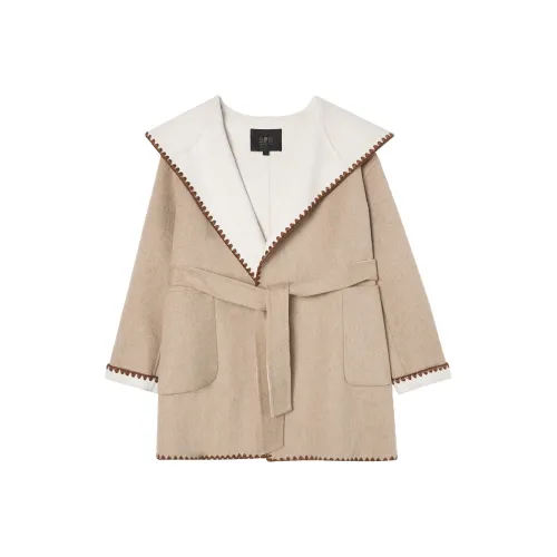 LOUISY AO Овсяное Женское Пальто